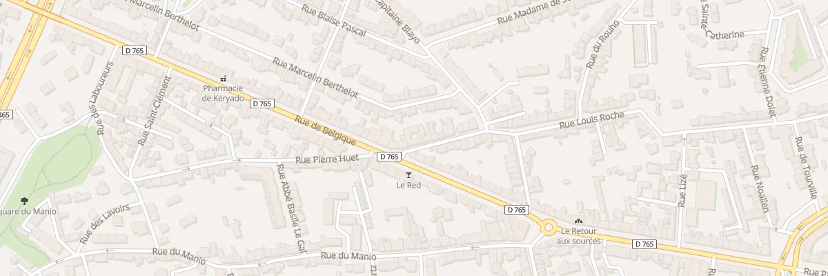 Plan du 107 Rue Louis Roche à Lorient