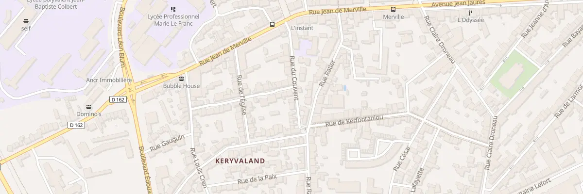 Plan du 2 Rue des Noyers à Lorient