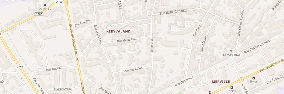 Plan du 57 Rue Ratier à Lorient