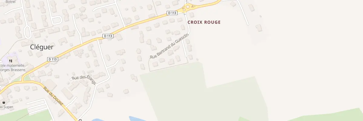Plan du 2 Imp Jean de Beaumanoir à Cléguer