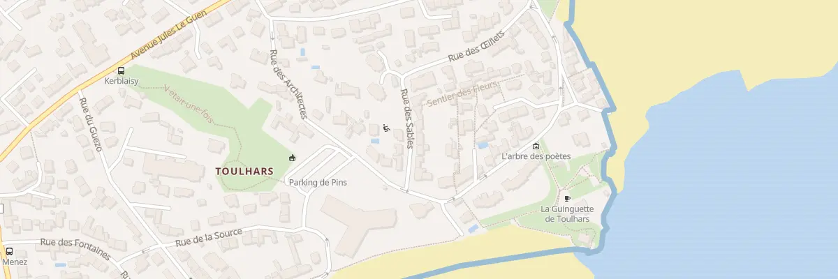 Plan du 5 Rue des Sables à Larmor-Plage