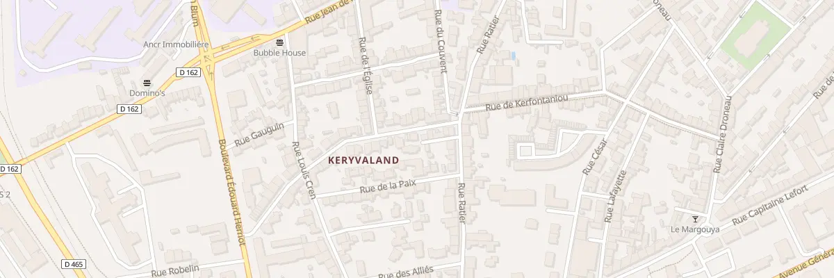 Plan du 8 Rue de Keryvaland à Lorient