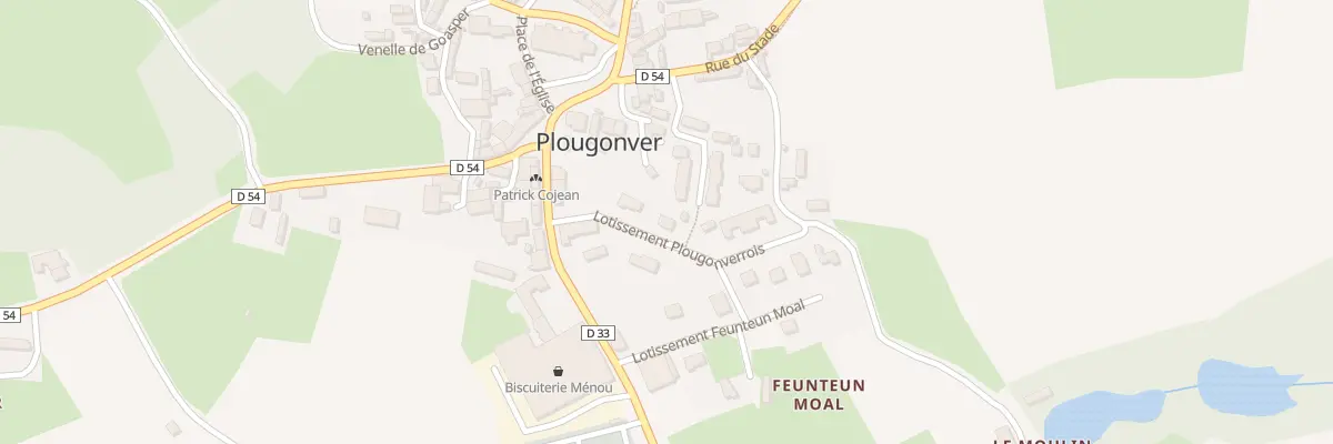 Plan du 4 Lot Plougonverrois à Plougonver