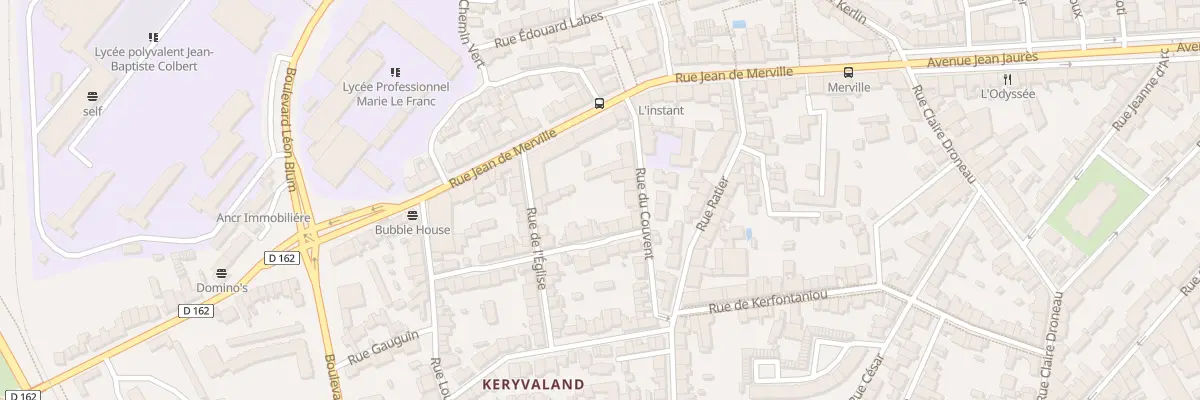 Plan du 7 Rue des Noyers à Lorient