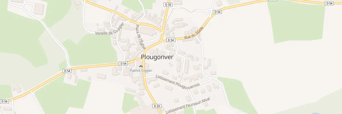 Plan du 28 Pl de l’Eglise à Plougonver