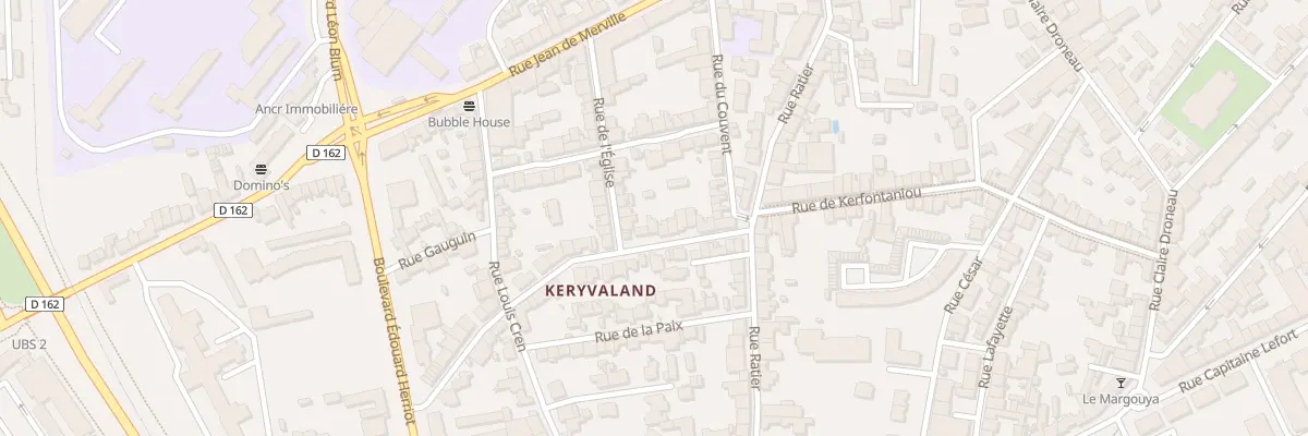 Plan du 13 Rue de Keryvaland à Lorient