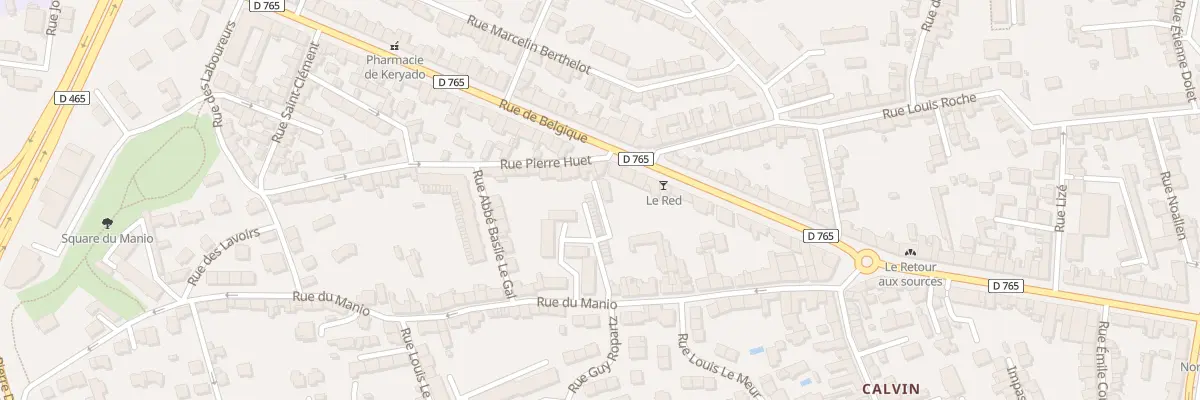 Plan du 4 Rue Pierre Huet à Lorient
