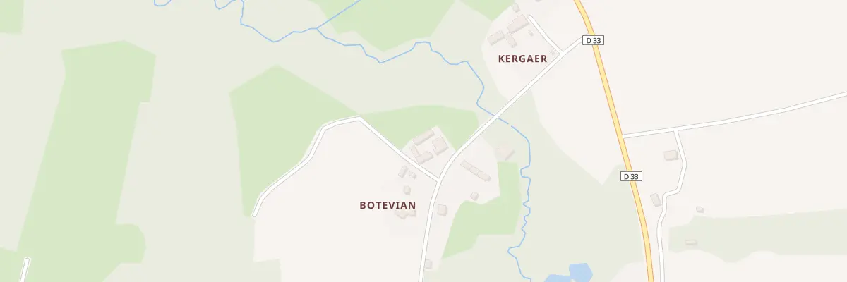 Plan du 1 Botevian à Plougonver