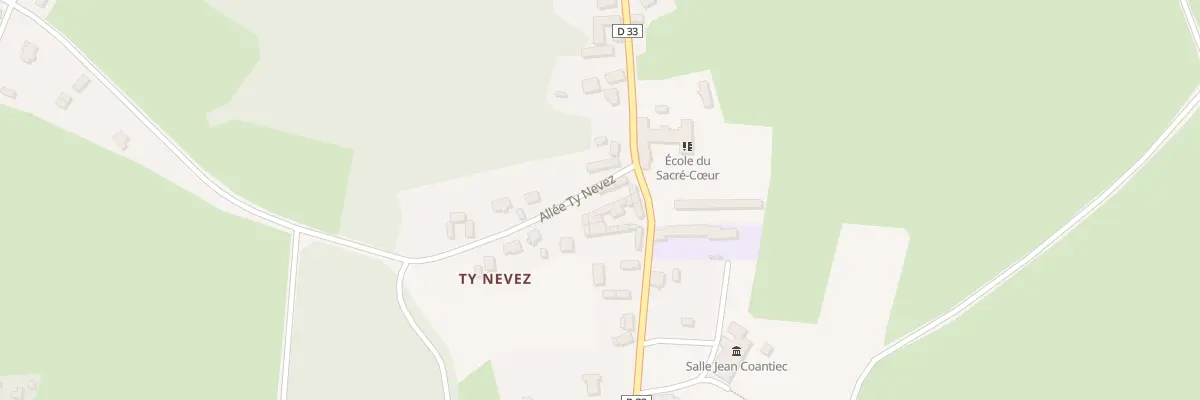 Plan du 3 All Ty Nevez à Plougonver