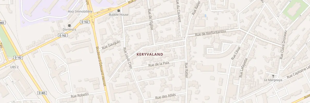 Plan du 18 Rue de Keryvaland à Lorient
