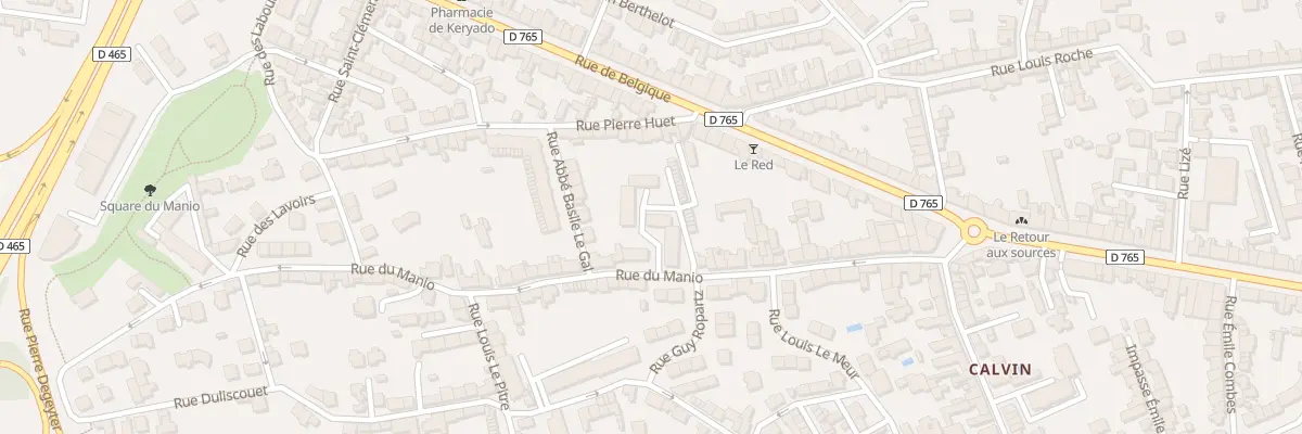 Plan du 39 Rue du Manio à Lorient