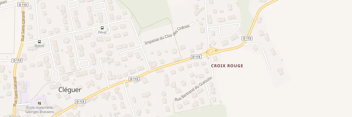 Plan du 35 Rue Anne de Bretagne à Cléguer