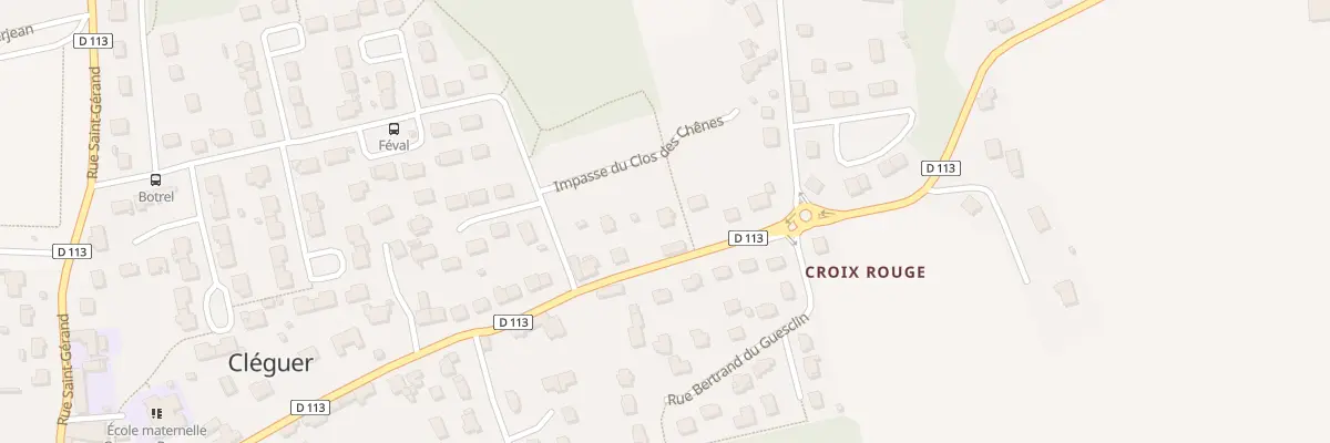 Plan du 37 Rue Anne de Bretagne à Cléguer