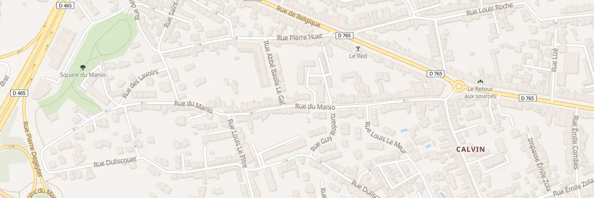 Plan du 45 Rue du Manio à Lorient