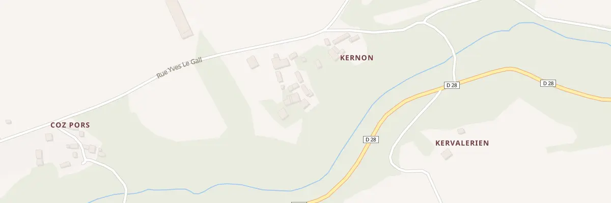 Plan du 4 Kernon à Saint-Servais