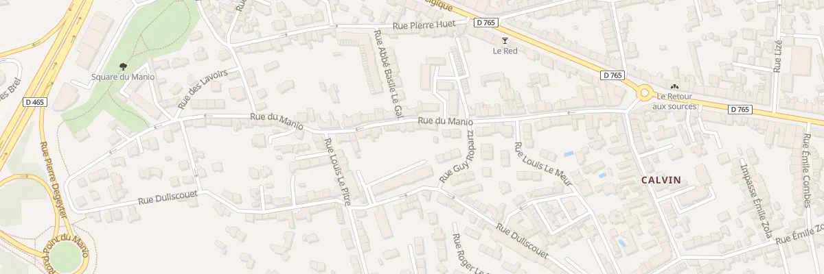 Plan du 46 Rue du Manio à Lorient