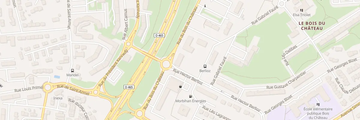 Plan du 6 Rue Rita Strohl à Lorient