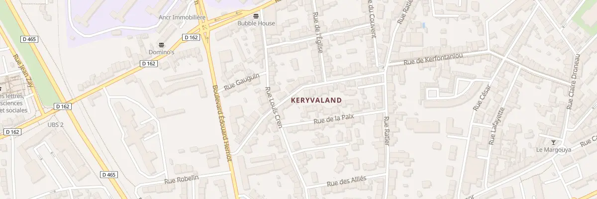 Plan du 26 Rue de Keryvaland à Lorient