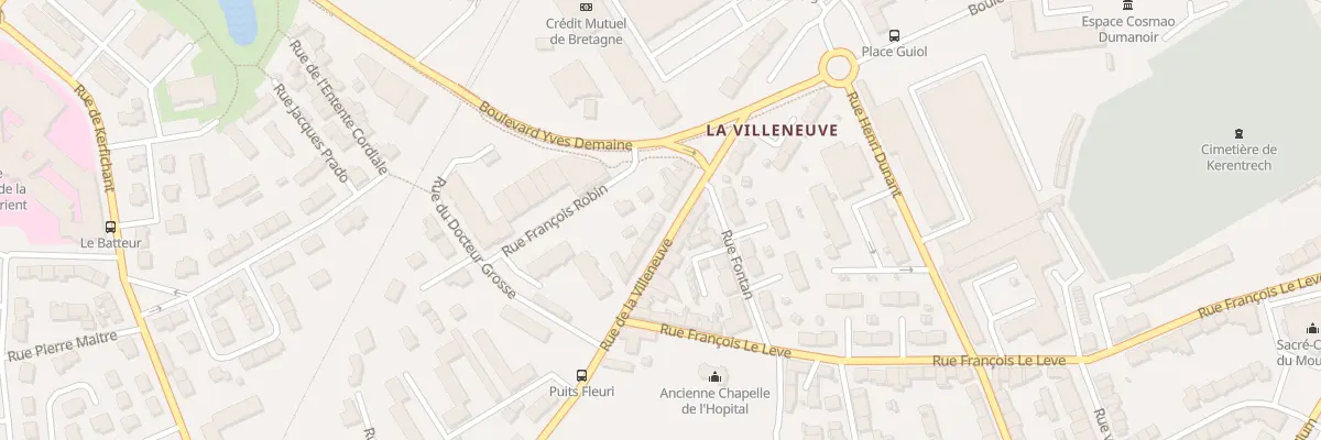 Plan du 67 Rue de la Villeneuve à Lorient