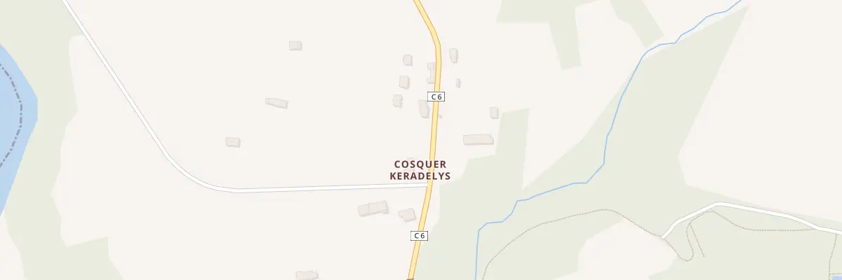 Plan du 5000 Cosquer Keradelys à Caudan
