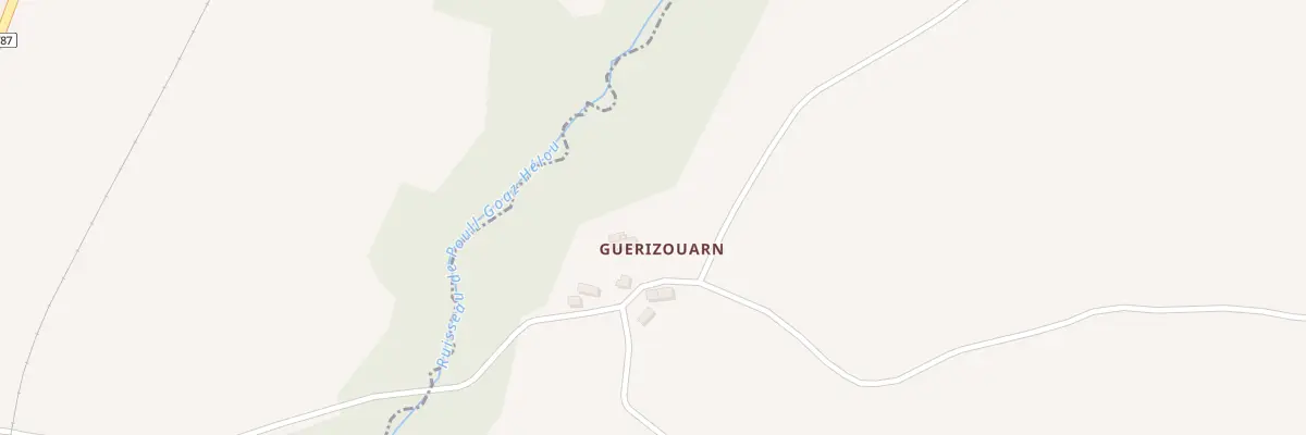 Plan du 2 Gwerizouarn à Bulat-Pestivien