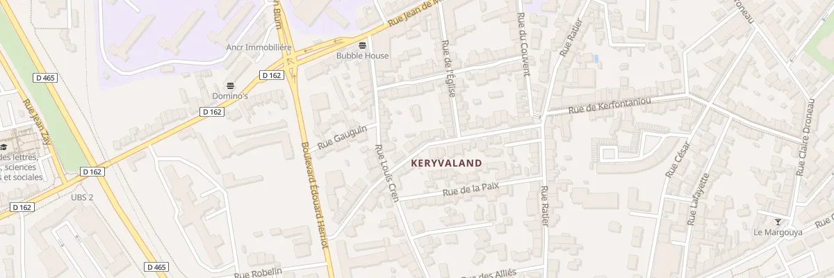 Plan du 23 Rue de Keryvaland à Lorient