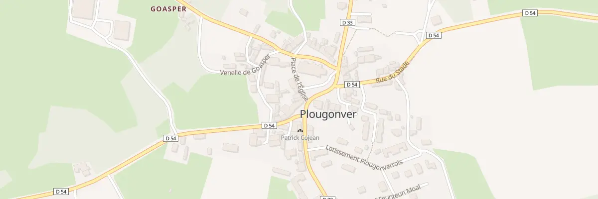 Plan du 13 Pl de l’Eglise à Plougonver