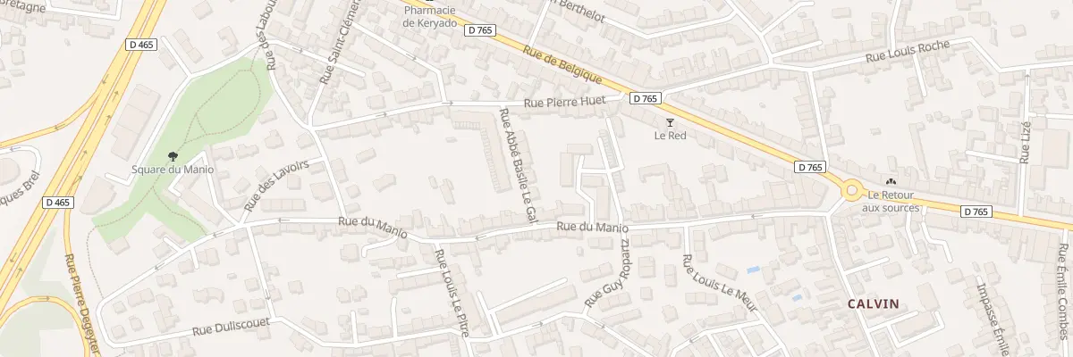 Plan du 5 Rue abbé Basile Le Gal à Lorient