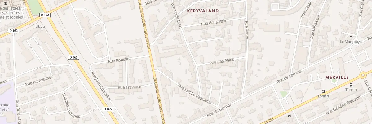 Plan du 55 Rue Louis Cren à Lorient