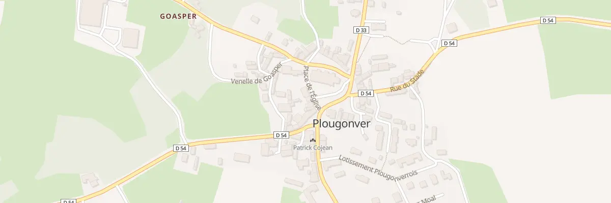 Plan du 12 Pl de l’Eglise à Plougonver