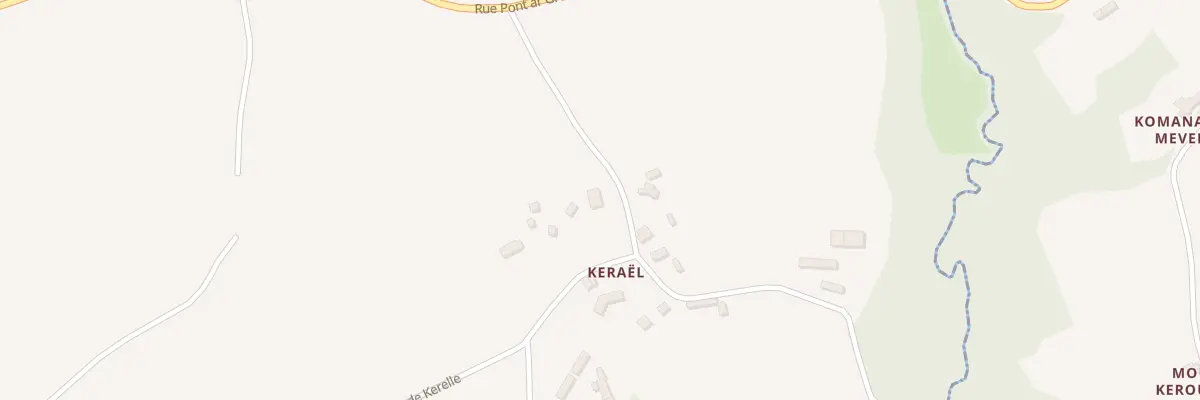 Plan du 5217A Kerael à Tonquédec