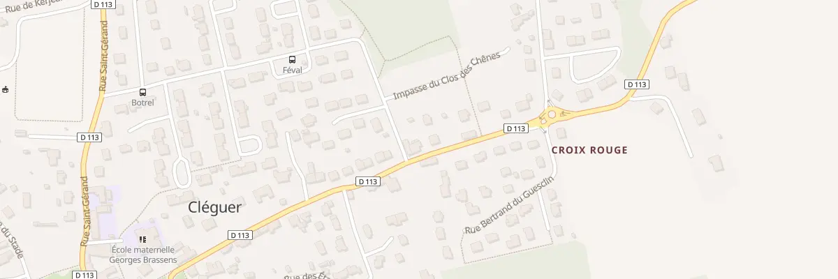 Plan du 31 Rue Anne de Bretagne à Cléguer