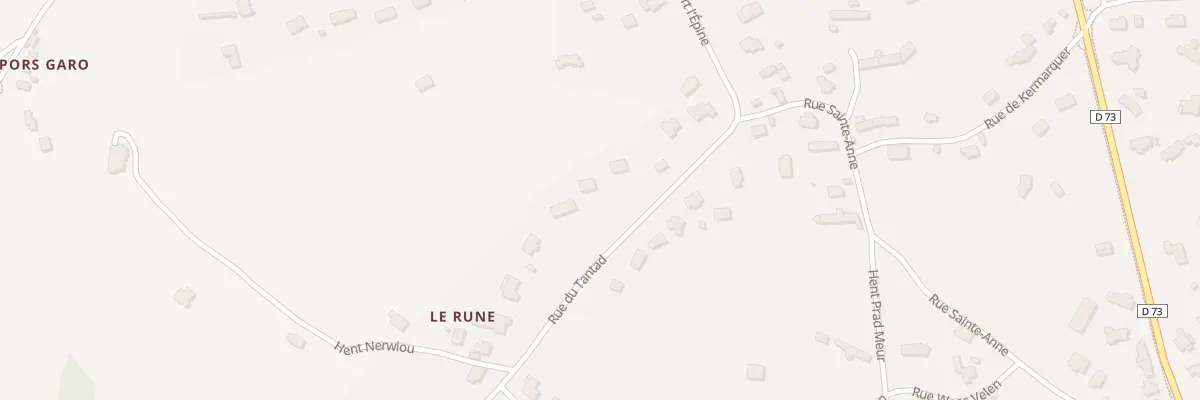 Plan du 6561 Kermarquer à Trélévern