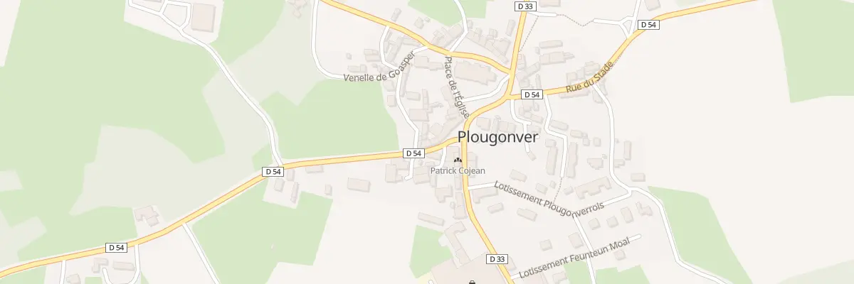 Plan du 10 Rue des Hortensias à Plougonver