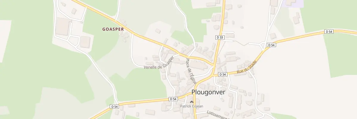 Plan du 10 Pl de l’Eglise à Plougonver