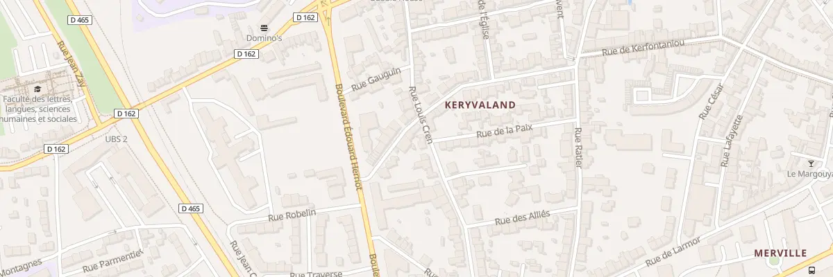 Plan du 36 Rue de Keryvaland à Lorient