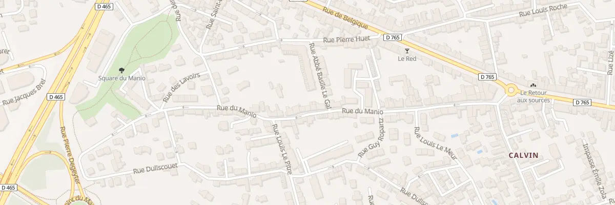 Plan du 55 Rue du Manio à Lorient