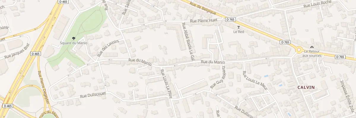 Plan du 57 Rue du Manio à Lorient