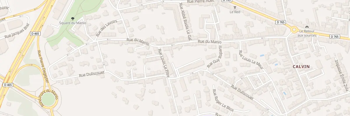 Plan du 58 Rue du Manio à Lorient