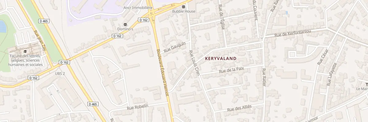 Plan du 21 Rue Louis Cren à Lorient
