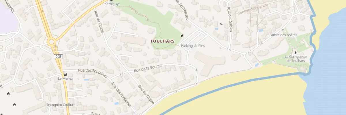 Plan du 3 Rue de la Source à Larmor-Plage