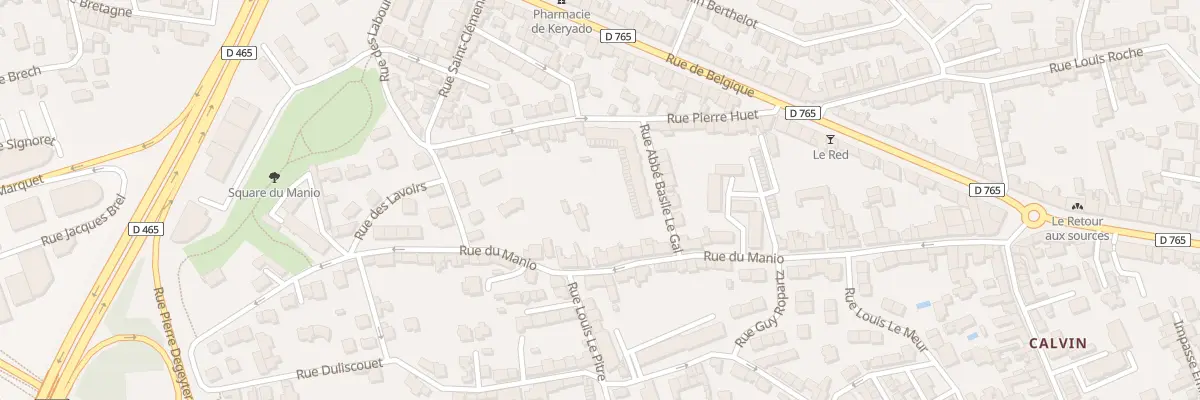 Plan du 59 Rue du Manio à Lorient