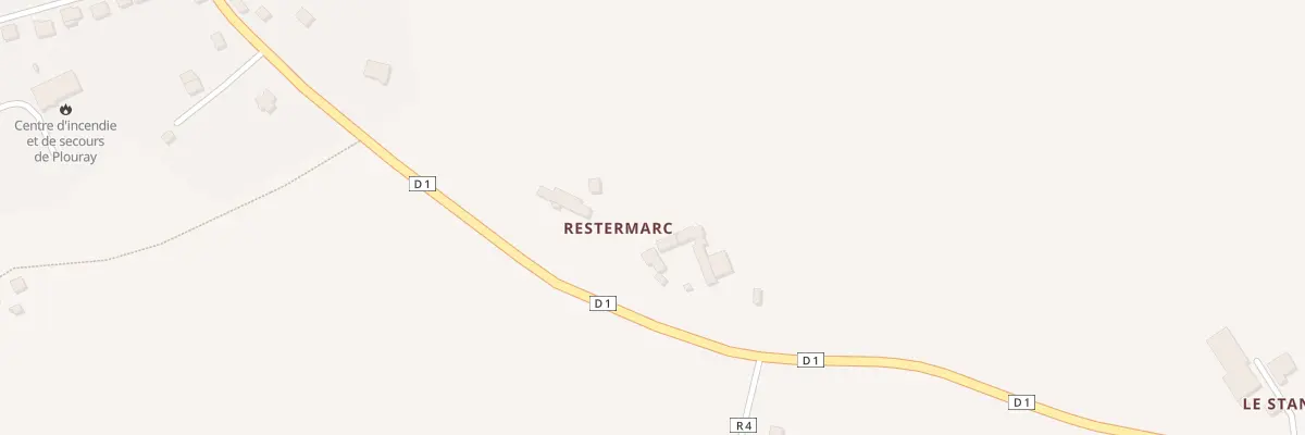 Plan du 3 Restermarch à Plouray