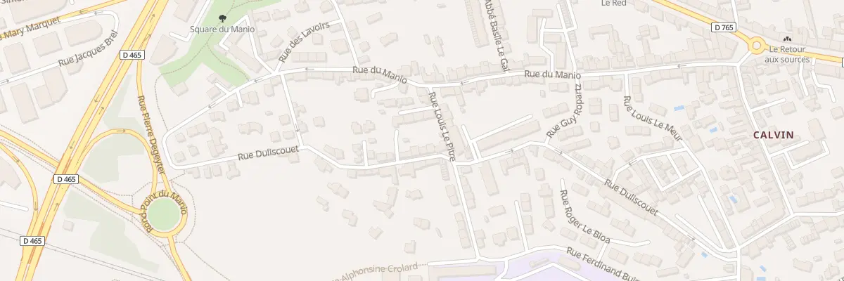 Plan du 55 Rue Duliscouët à Lorient