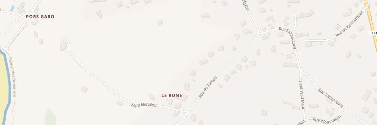 Plan du 14 Rue du Tantad à Trélévern
