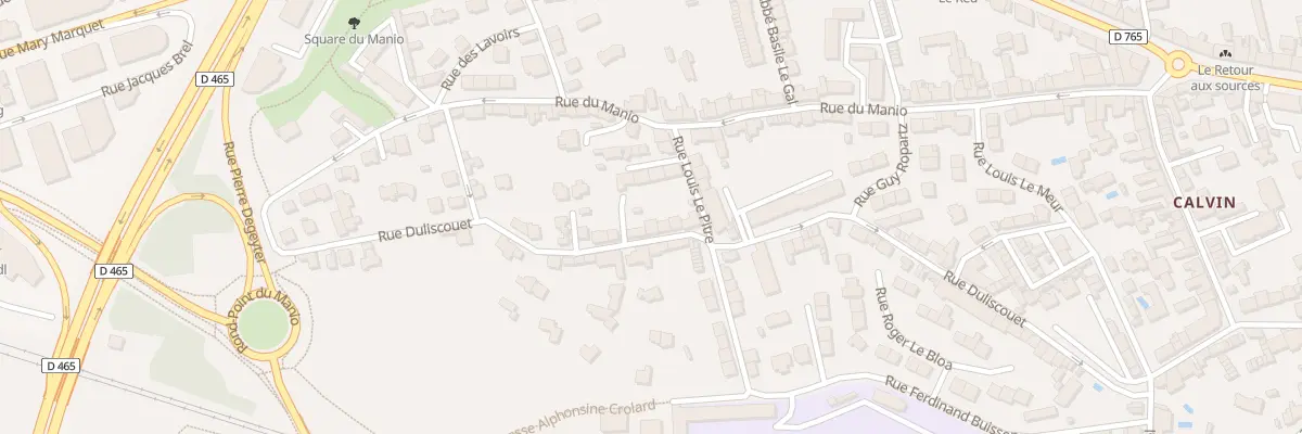 Plan du 57 Rue Duliscouët à Lorient