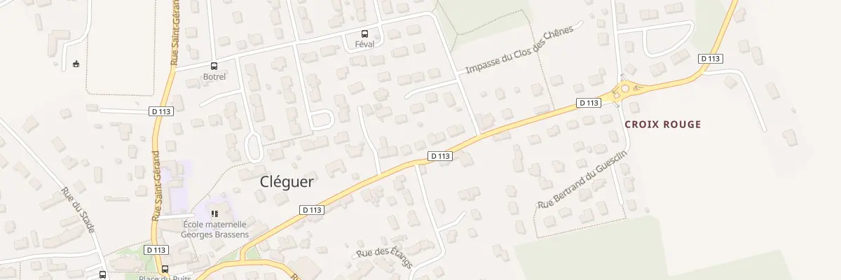Plan du 19 Rue Anne de Bretagne à Cléguer