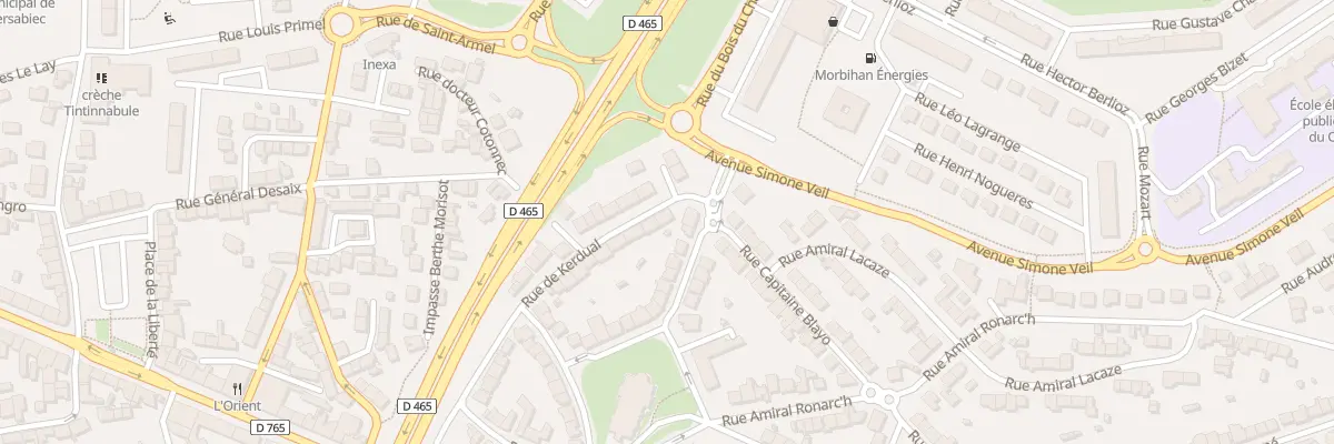 Plan du 31 Rue de Kerdual à Lorient