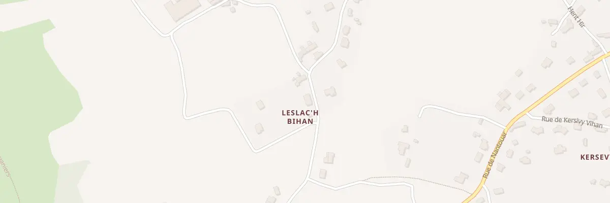Plan du 5268 Leslach Bihan à Trélévern
