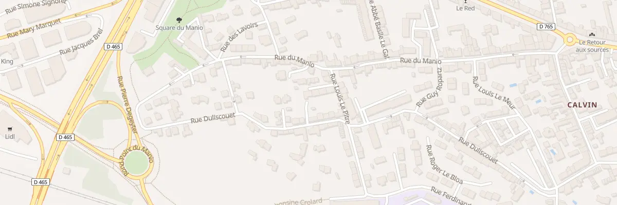 Plan du 59B Rue Duliscouët à Lorient